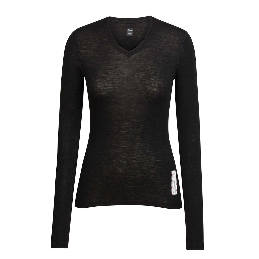 Shirt Rapha V Neck Base Layer Rapha Womens Merino Base Layer